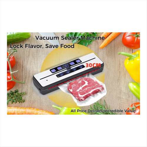 Μηχανή σφράγισης κενού αέρος Food Sealer Pro Σύστημα συντήρησης τροφίμων EU Plug 1