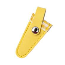 Nähschere sewing scissors Etui case Leder leather Schere scissors