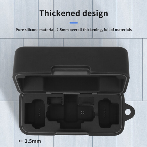 Silicone Wireless Microphone Scratch-Proof Protective Case for MIC MINI Charging Case 1