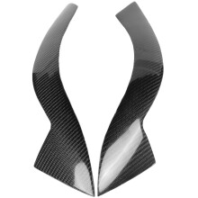 For Bmw Z4 E89 Roadster Carbon Fiber Headlight Eyebrows Eyelids 2009-2012