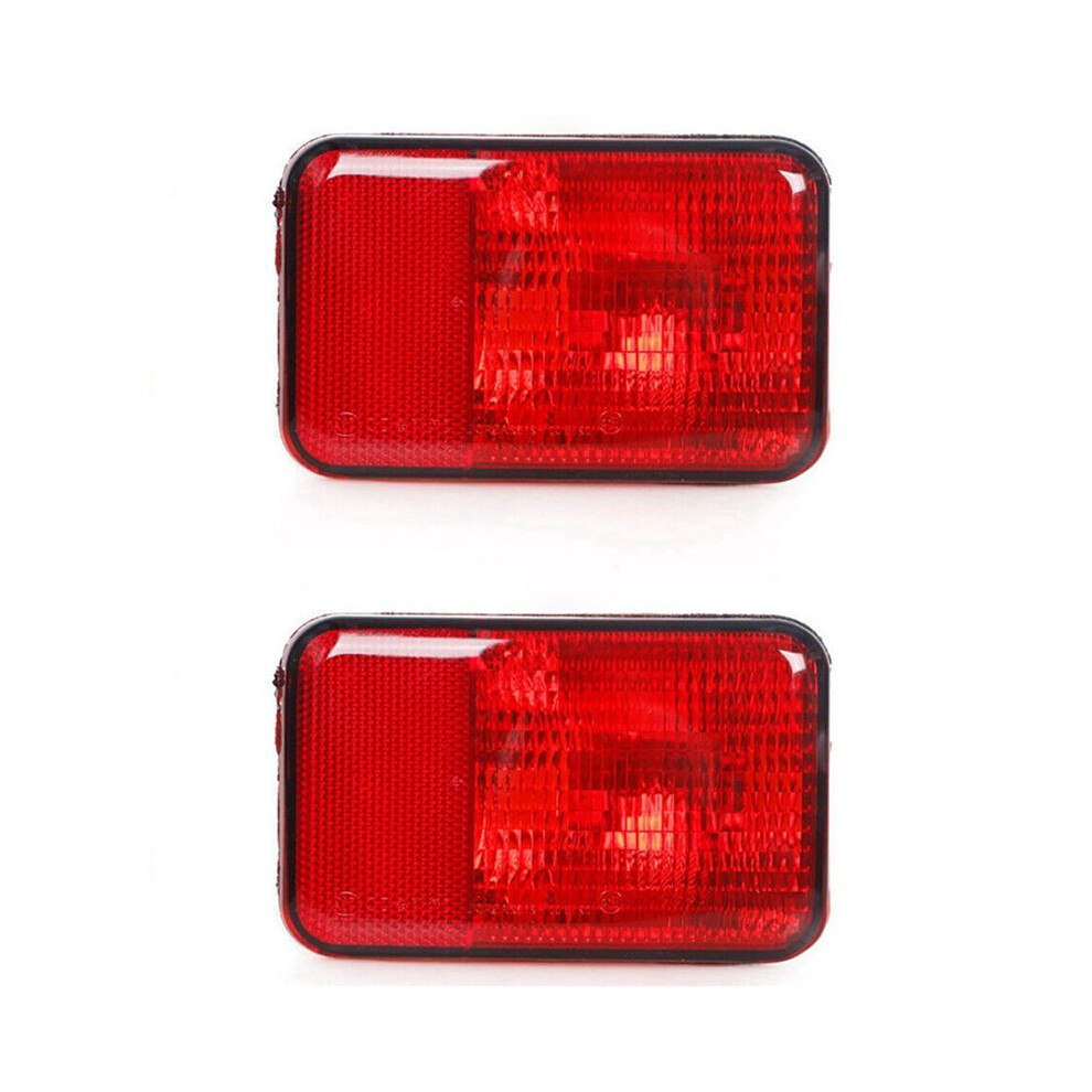 2Pcs Car Left Rear Bumper Lamp Fog Lamp Tail Lamp 55078105Ac For Jeep Wrangler 2007-2018 6132625392476