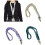 Lanière élastique pour porte-Badge, porte-clés, collier en-Blanc 3