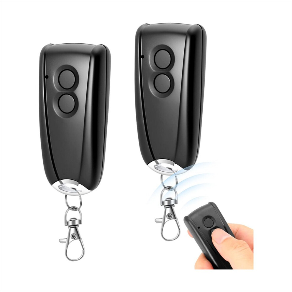 433.92 Mhz Garage Door Handheld Transmitter For Rsc2-433 Rse2-433, Rsz1-433, Remote Control Duplicator 2Pcs 4853066955694
