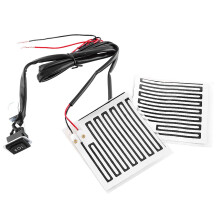 Heated grip pads, hand warmers, motorcycle, winter, 12 V, quick heating for cold weather, universal fit for