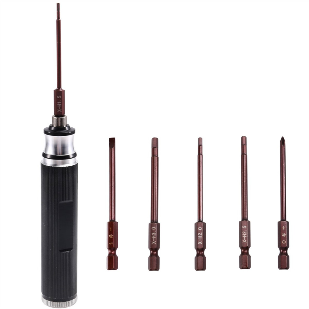 6-In-1 Hex Screwdriver 1.5/2.0/2.5/3.0Mm Repair Tool Kit Set For Rc Helicopter Airplane Drone Aircraft Rc Cars Rc Boats 4853066954048