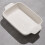 Large Deep Ceramic Baking Dish with Handles, 35cm White Oven Microwave Dishwasher Safe 3