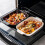Large Deep Ceramic Baking Dish with Handles, 35cm White Oven Microwave Dishwasher Safe 4