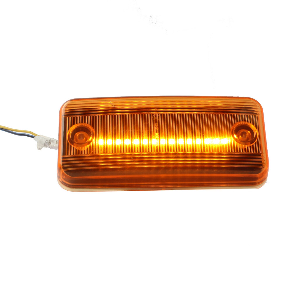 6Pcs Car Led Side Marker Turn Signal For Iveco Fiat Ducato Citroen Peugeot Boxer Renault Volvo Truck Yellow/Light 6133752369881