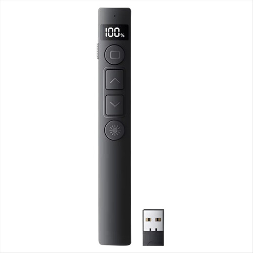 New B7 Presentation Clickers Multifunctional Clicker Rechargeable Digital Display Remote Page Turner Volume Controller 1