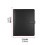 Dossier de conférence en cuir avec presse-papiers,-1 5