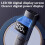 New B7 Presentation Clickers Multifunctional Clicker Rechargeable Digital Display Remote Page Turner Volume Controller 5