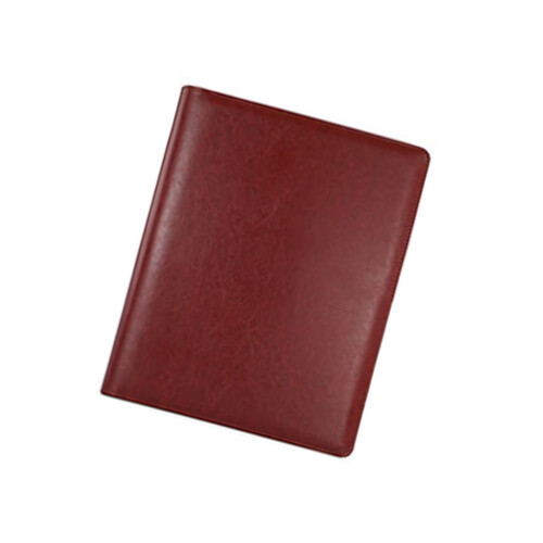 Leather Conference Folder with Clipboard 4 Rings-1