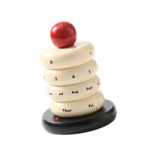 Tabletop Calendar Rotating Desk Calendar Stand Eternal-A