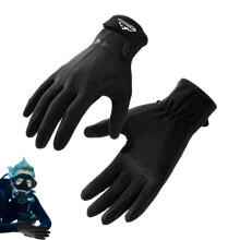 Men's Diving Gloves,, Thickened Palms, Dual Use, Adjustable Sticker