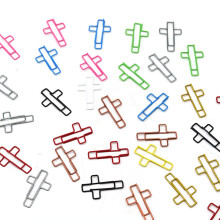 100 Stuks Kruisbeeld Vorm Paperclip Kleine Paperclips Metalen