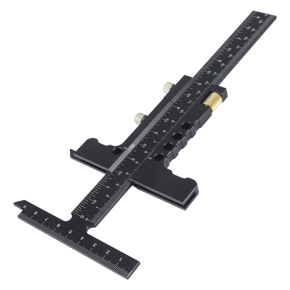 Woodworking Marking Ruler Measuring Ruler Woodworking-Black 7751000493882