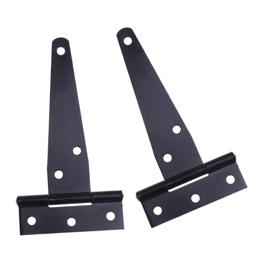 2Pcs Heavy Duty T Strap Gate Hinges 270 Rotation Weather Resistant With Screws For Shed Doors 9001264095178