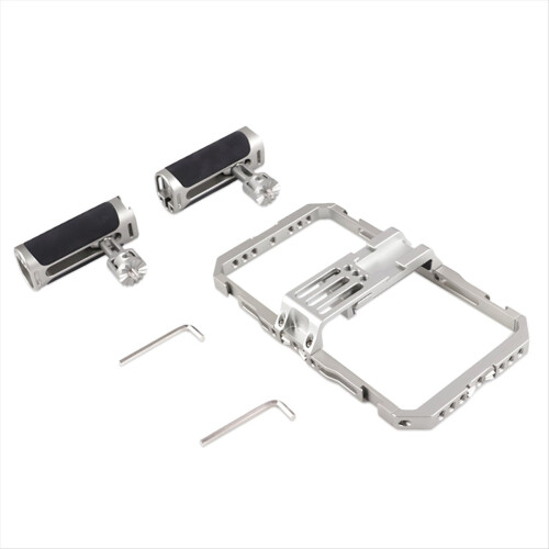 Handstabilisator mit zwei Griffen, kabelloser Mikrofonhalterung