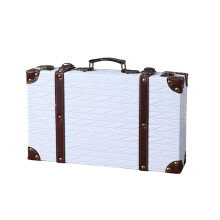 Wooden Multi Purpose Storage Chest European Style-S Light Blue.