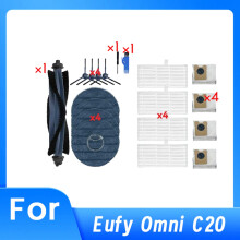 19 stuks voor Omni C20 stofzuiger vervangende onderdelen hoofdborstel HEPA-filter dweilpads stofzakken accessoires kits