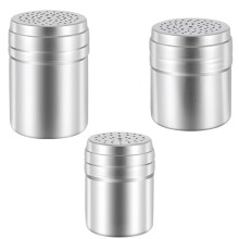 Nonrust Steel Spices Jars Set Of 3 For Salt Sugar And-Sing use