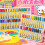 Crayon lavable de 12/18/24/36 couleurs pour-18 couleurs A 6
