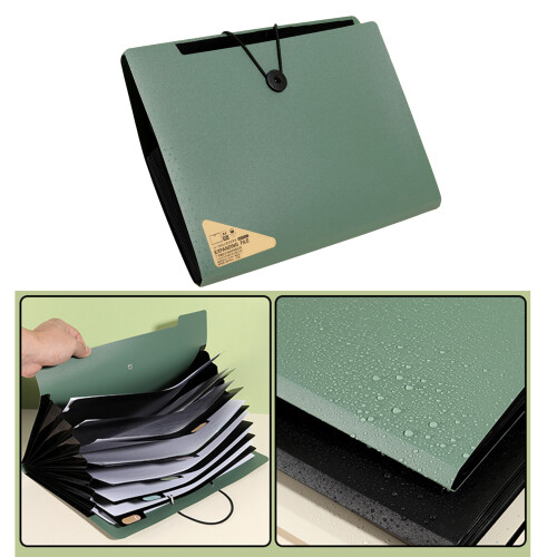 A4 Accordions File Storage Box Multi-Layer Document Folder-rice 2