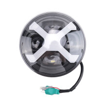 Motorcycle 5.75 Inch Round Led Headlight 40W 5-3/4Inch Headlight for Sportster Iron 883 Street Rod Street Bob Softail