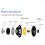 Alto-falante retangular de 20W 4Ω com ímã interno de 80x45mm para caixas de som Bluetooth de 6,5 polegadas. Saída de som de alta qualidade. 5