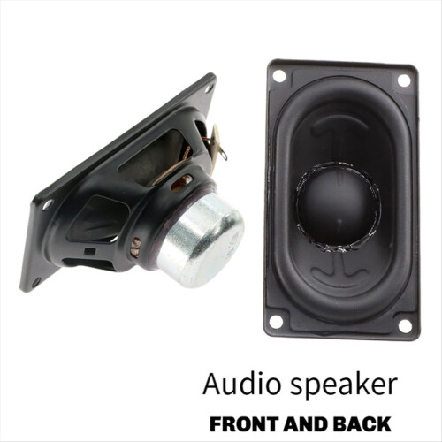 Alto-falante retangular de 20W 4Ω com ímã interno de 80x45mm para caixas de som Bluetooth de 6,5 polegadas. Saída de som de alta qualidade. 1