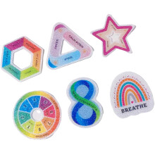 Anxiety Sensory Sticker Aesthetic Sticker-Set of 6 pictures