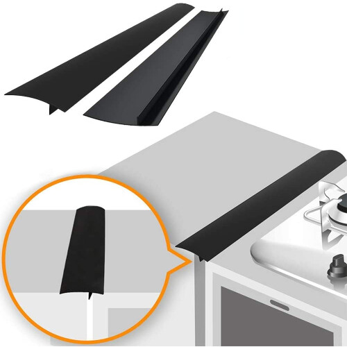 Fugenleiste Herd/Arbeitsplatte 61.5 cm (25") Silikon   1 Packung 2