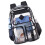Clear Visual Backpacks Waterproof Casual Daypacks Travel-Black 1