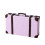 Boîte de rangement en cuir robuste, style rétro-S Taro violet 1