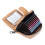 Waterproof Leather Card Wallet With Multiple Slots And-brown 3