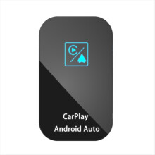 Mini Adaptador CarPlay Android Auto Sem Fio 2 em 1, Dongle CarPlay com Fio para Sem Fio, Caixa Multimídia Plug and Play