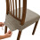Lot de 4 housses de siège de chaise à sangle élastique,-Kaki 1