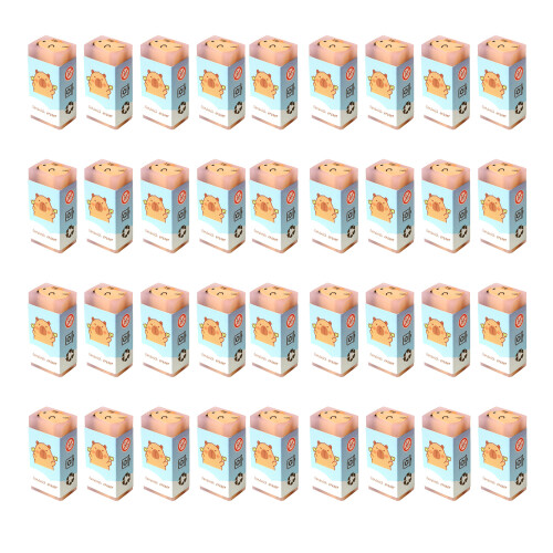 36PCS Creative Animal Shaped Erasers Fun Capybara Erasers For