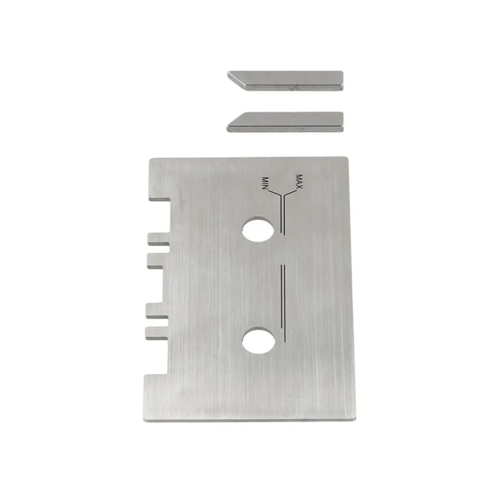 Cassette Cauge Set Mechanical Alignment High Accuracy Guide Gauge Kit With 2Pcs Check Bar Aluminum Alloy Easy To Install 6131555015370
