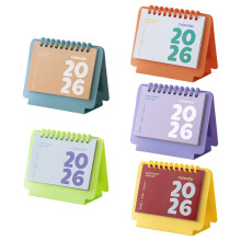 5 Pcs 2026 Calendar Standing Flip Calendar Desktop Ornaments-A