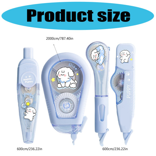 4Piece Vibrant Correction Tape Combo Effortless-Line puppy 2