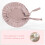 Touca de dormir de seda Pink 5