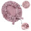 Touca de dormir de seda Pink 4