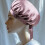 Touca de dormir de seda Pink 6