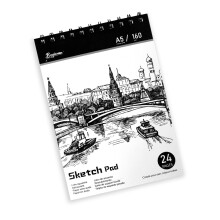 Twin Coil Binding Sketchbook 24 Pages Thick-A5 sketch book