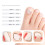 10-Pack Toenail Correction Patches for Ingrown Nails – Thin, Flexible Silver Design  16 mm 4