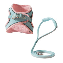 1 Set of Leash Buckle Performance Lead for Pet Cats with Comfortable Cat Harness Adjustable Running Rope Pet Harness Cat Lead Suede Pink