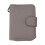 Waterproof Leather Card Wallet Zippered Closure Large-grey 1