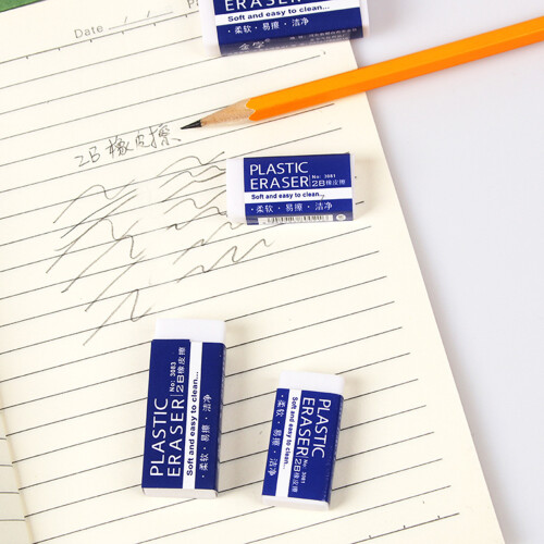 30 Pcs Creative 2B Pencil Erasers White Erasers Soft Art-small 2