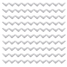 100Pcs Decorative Metal Album Corner Guards Vintage-silver 2cm
